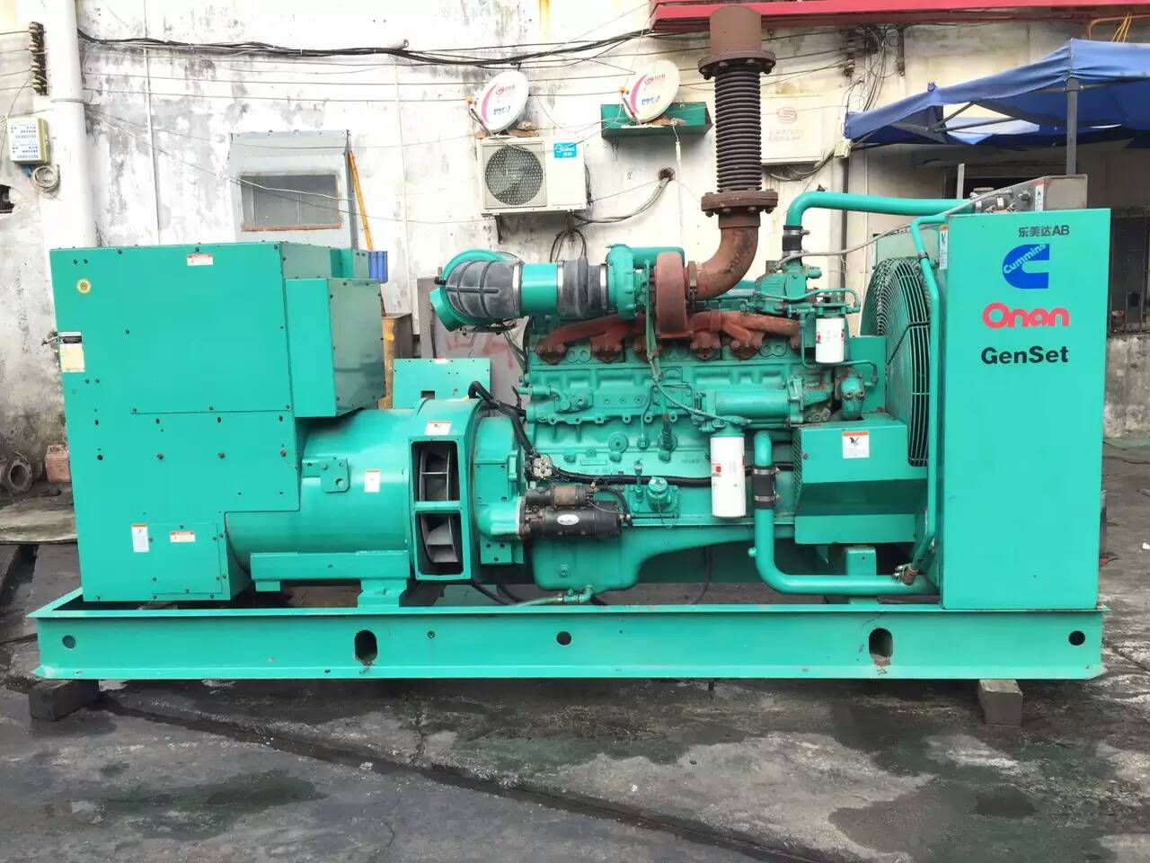 靖远租赁发电机-柴油发电机不正常冒烟的原因